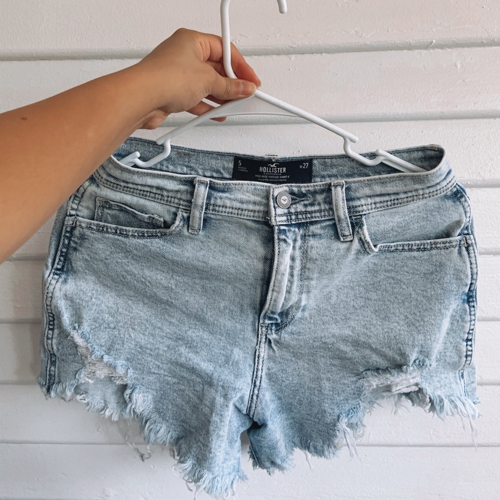 Vintage Stretch High-Rise Denim Vintage Short
